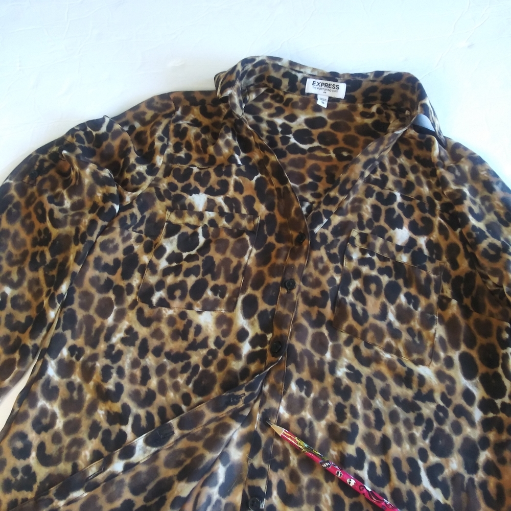 Express button down blouse. - Picture 9 of 9